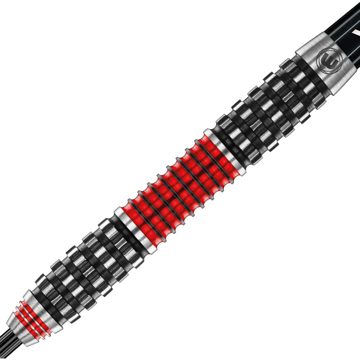 Дротики WINMAU Joe Cullen Rockstar RS 1.0 професійні, вольфрамові, з оперенням і стрижнями