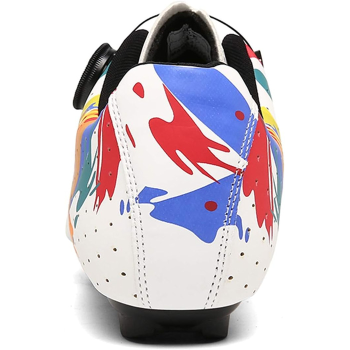 Велотуфлі Radsport для чоловіків та жінок: гоночні, MTB, SPD, антиковзаючі, дихаючі, розмір 39, вузька колодка, білі