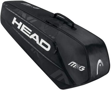 Тенісна сумка HEAD MXG 6R Combi для ракеток, чорна, універсальна