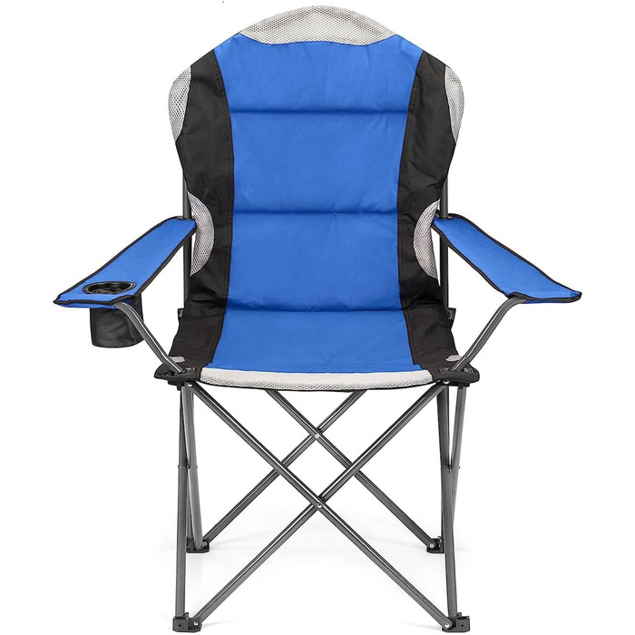 Крісла для кемпінгу Hyfive, розкладні, з підлокітниками, сині