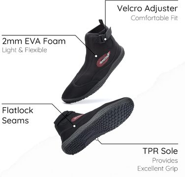 Комбінезон-чоботи Osprey OSX Aqua з неопрену, 41 EU, чорний