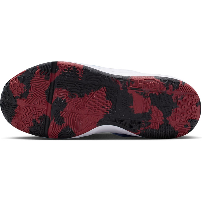 Кросівки баскетбольні Nike Team Hustle D 12 (36.5 EU) білі, червоні, сині