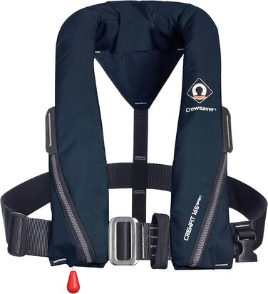 Рятувальний жилет автоматичний Crewsaver Crewfit 165N Sport для водних видів спорту, унісекс, темно-синій