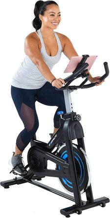 Велотренажер Exerpeutic з Bluetooth, сумісний з додатком MyCloudFitness, для домашніх тренувань