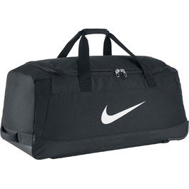 Сумка Nike Club Team Swoosh BA5199-010, ролер, спортивна, чорна/біла, 120 л, 82x35x38 см