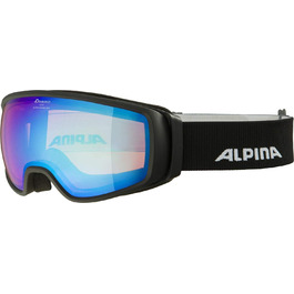 ALPINA DOUBLE JACK Q-LITE — дзеркальна OTG лижна маска для дорослих з посиленим контрастом та 100% UV-захистом