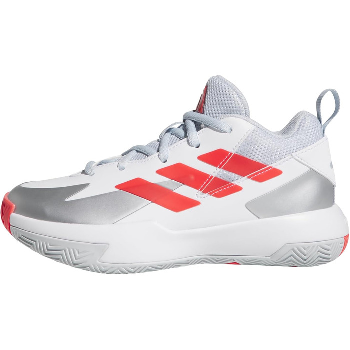 Кросівки баскетбольні Adidas Cross Em Up Select Mid для дітей, унісекс, 32 EU, білий/синій/червоний