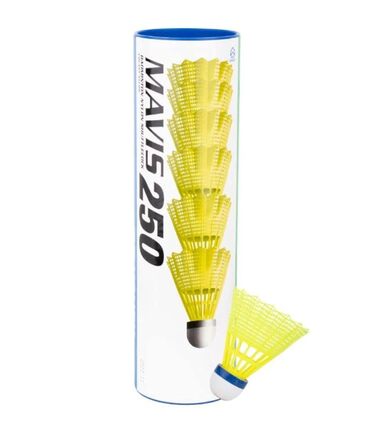 Волан для бадмінтону Yonex Mavis 250, нейлон, червоний, 6 шт.