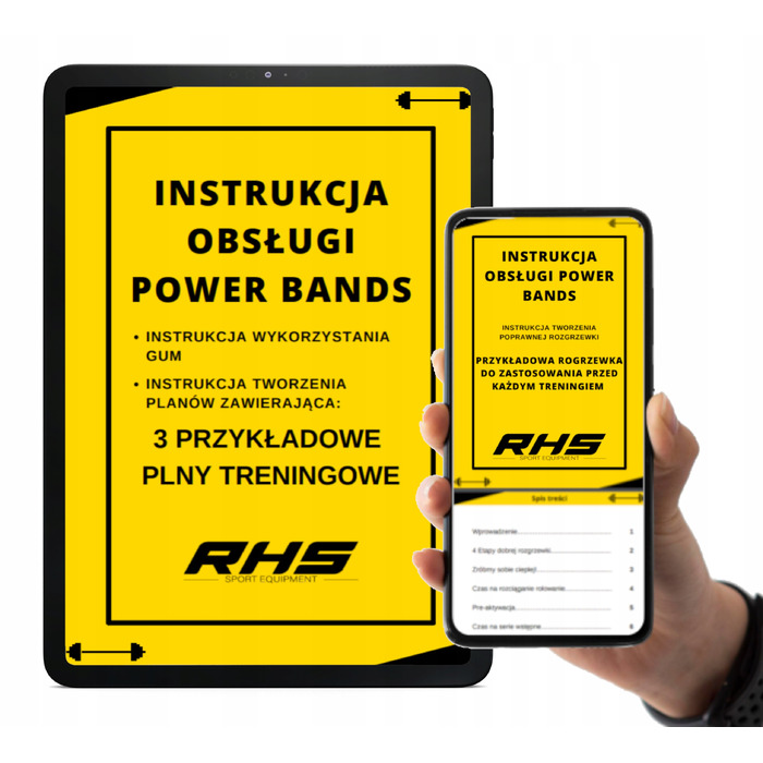 Набір фітнес-резинок KUDDA, 5 шт., 208 см, багатоколірний