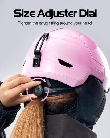 Шолом гірськолижний/сноуборд Ololand, унісекс, рожевий градієнт, M (55-59 см)