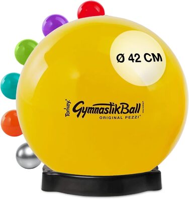Оригінальний гімнастичний м'яч Pezzi Standard з підставкою, сидячий фітбол