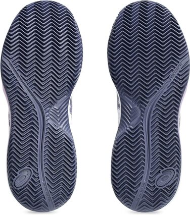 Жіночі тенісні кросівки ASICS Dedicate 8 Clay - блакитний, жовтий, білий, індиго, туманний (40.5 EU)