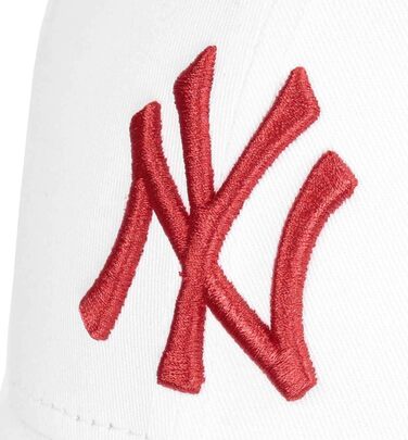 Кепка New Era MLB 9Forty з регульованим розміром, бейсболка з логотипом NY/LA, універсальний розмір, біло-червона