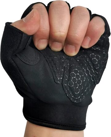 Рукавички для фітнесу eerKing: дихаючі спортивні рукавички для тренувань, їзди на велосипеді, йоги та танців (чорні)