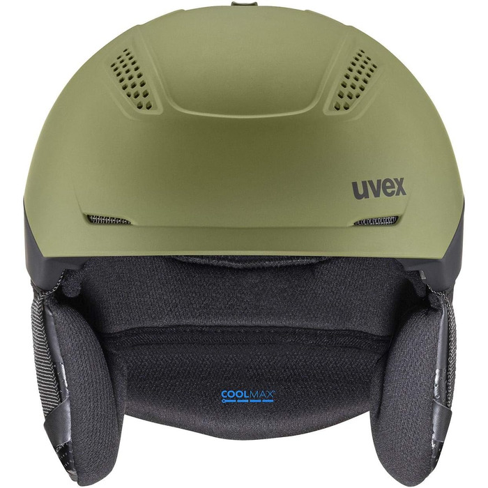 Лижний шолом Uvex Ultra Pro для дорослих, унісекс, зелено-чорний, розмір 55-59 см