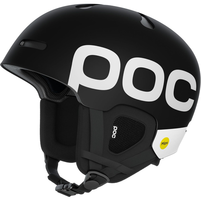 Шолом для лиж і сноуборду POC Auric Cut BC MIPS, міцний ABS, чорний матовий, розмір M-L (55-58 см)