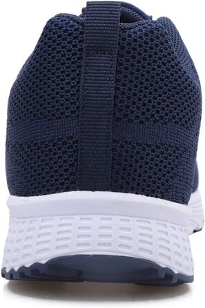 Жіночі кросівки з повітряною подушкою для залу та вулиці. Зручні спортивні кросівки на шнурівці, дихаючі, розміри 35-44 EU, колір: темно-синій (Navy Blue)