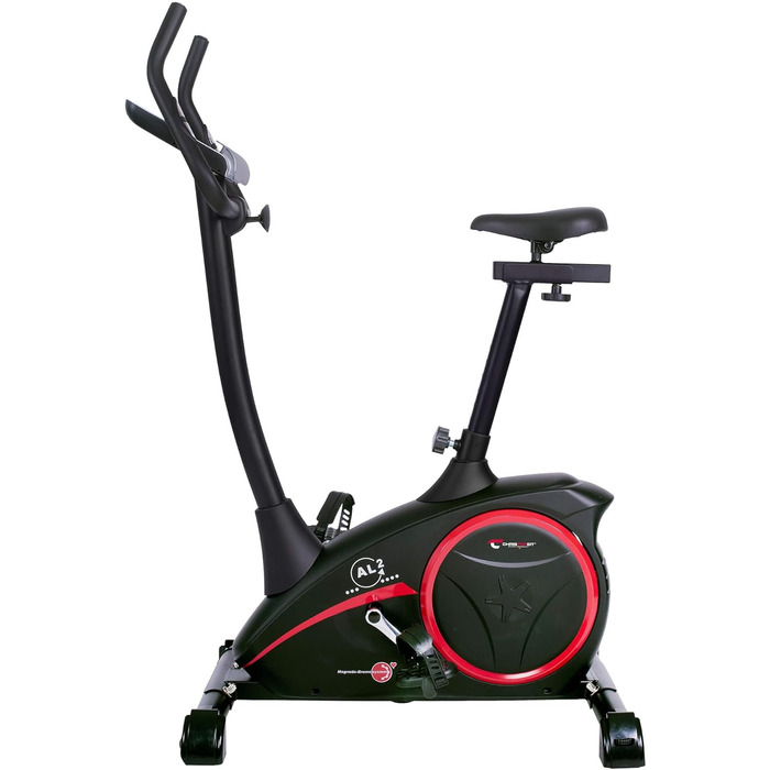 Велотренажер Christopeit Sport AL 2 Black Edition, 24 рівні, магнітна система 9 кг, LCD-дисплей, до 150 кг