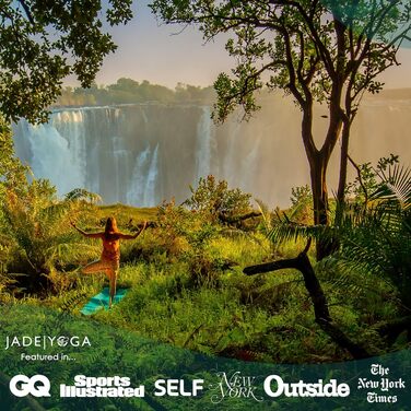 Йога-мат Jade Yoga Voyager 1,6 мм, оливковий, для подорожей