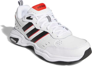 Чоловічі кросівки adidas Strutter — Білі з чорним та червоним (Cloud White/Core Black/Active Red), розмір 43 1/3 EU
