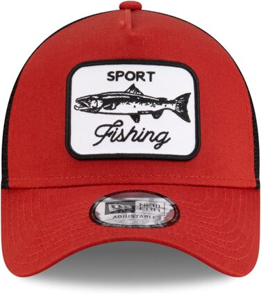 Кепка New Era Outdoor Patch Olive з регулюванням, A-Frame, для риболовлі
