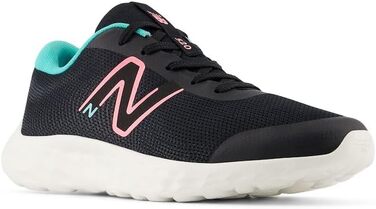 Кросівки New Balance 411v3 для дітей та дорослих (6.5 Wide, чорний, ультра-рожевий, кишеньковий смарагд)