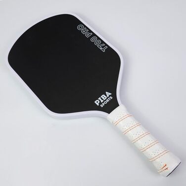 Професійна ракетка для піклболу PIBA Sports PRO, T700 карбон, 16 мм стільникова структура, шорстка поверхня для топ-спіну, подовжена ручка, легка та точна, для досвідчених і професіоналів