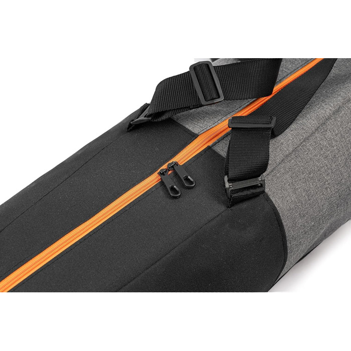 Чохол для лиж GREMEX Skitasche: водонепроникний, міцний, ергономічний, для 1 пари лиж, 160 см, аксесуар для лиж, блакитний + жовтий