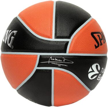 Баскетбольний м'яч Spalding 77100Z чорний/помаранчевий, розмір 7