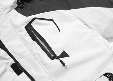 Жіноча водонепроникна легка куртка-дощовик, вітрозахисна з капюшоном, світло-зелена (XXL, білий/опulent Garten)