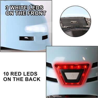Велосипедний шолом для дорослих з LED-підсвіткою, сертифікат CE, універсальний для чоловіків і жінок, для велосипеда, скейтборду, електросамоката, BMX, трекінгу, міста, шолом для юнацтва