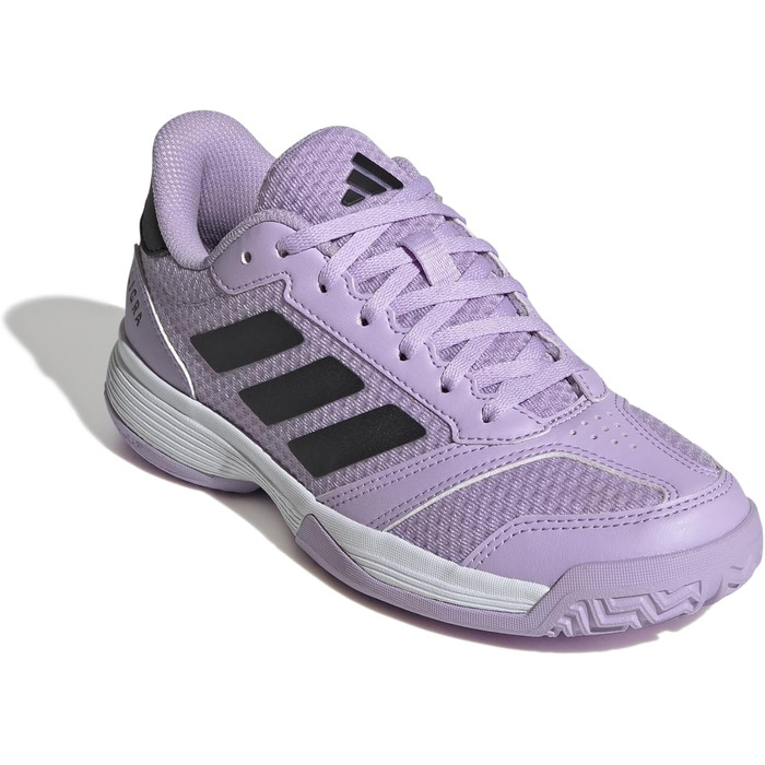 Дитячі кросівки Adidas Ligra 8 для залу - унісекс, Powder Plum/Core Black/Cloud White