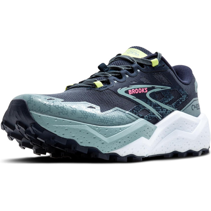Жіночі кросівки Brooks Caldera 7 Rosa Peacoat Sonniges Limettengrün (40.5 EU)