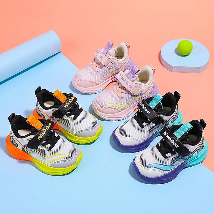 Дитячі кросівки для спорту та активного відпочинку: бігові, для туризму, легкі, з неслизькою підошвою, блакитні (27 EU)