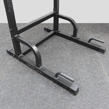 Силова вежа Phoenix Fitness Power Tower, турнік, бруси та стійки для віджимань, багатофункціональний тренажер для дому, чорний