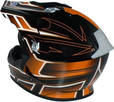 Шолом захисний protectWEAR Otorradhel Otorocrosshel Endurohel ATT FS-603-SW, оранжевий, розмір XXL