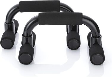 Набір для віджимань BODYMATE - 2 шт. - Нековзні ручки для віджимань, Push-Up Bars для силових та м'язових тренувань, чорний колір