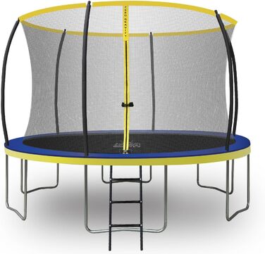 Трамплін для саду Zero Gravity Ø 183-427 см - TÜV сертифікований, з драбиною, стійкий до вітру, відеоінструкція