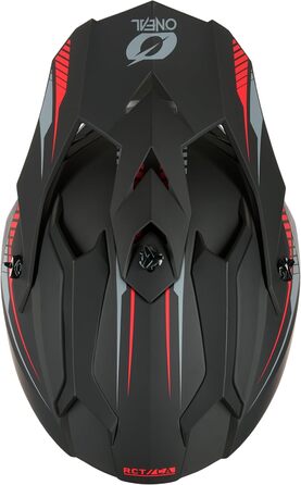Мотошолом O'NEAL C-SRS SOLID чорний/червоний, розмір M