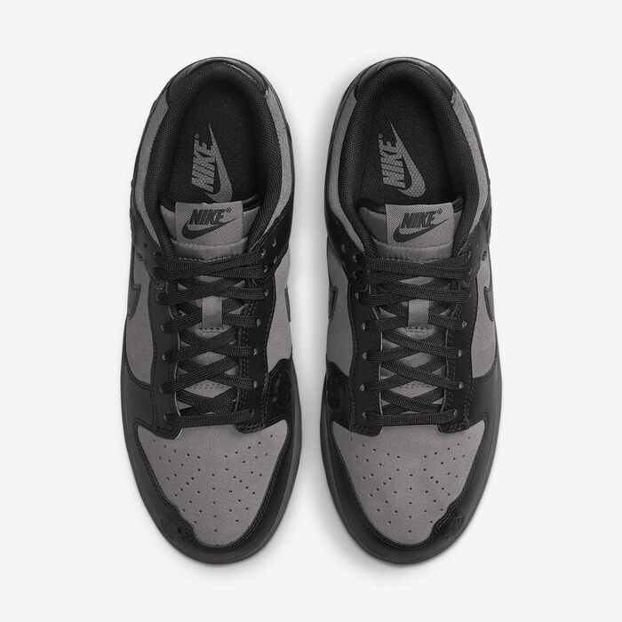 Кросівки Nike Dunk Low для жінок, біло-чорні (37.5 EU, Iron Grey Black Iron Grey)
