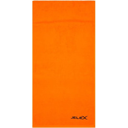 Рушник для фітнесу JELEX 100FIT: бавовна, антиковзання, кишеня, 90x45 см