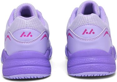 Жіночі тенісні кросівки P601, неслизькі, з амортизацією, стабілізуючі, дихаючі, біло-лілові (37.5 EU, лавандовий ліловий)