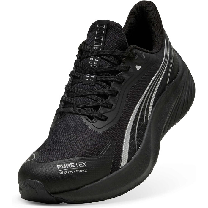 Кросівки PUMA Pounce Lite PTX для бігу по місту, 45 EU, чорний/білий