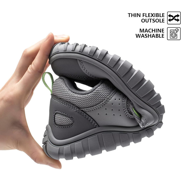 Взуття для бігу HOBIBEAR | Кросівки для трейлраннінгу з широкою передньою частиною | Сірі, 44 EU