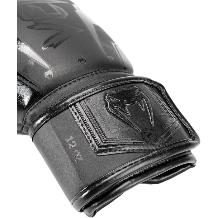 Боксерські рукавички Venum Elite Evo чорного кольору, 16 Oz