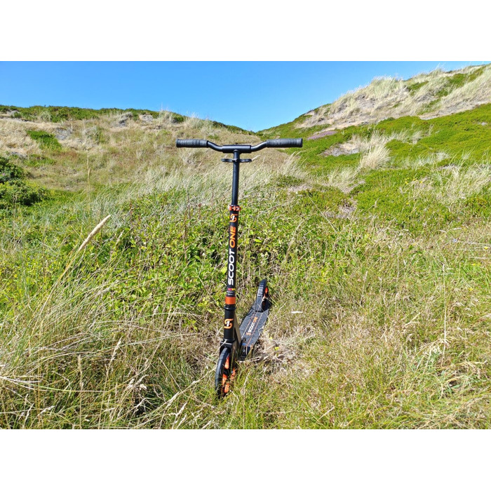 Алюмінієвий самокат S 1 / S 2 – регульований по висоті, ABEC 7, помаранчевий