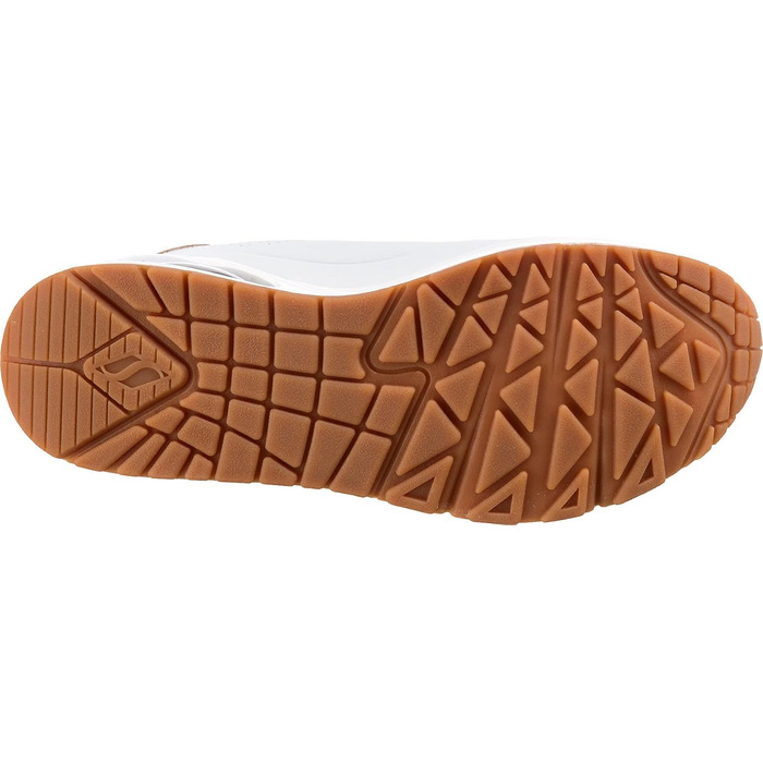 Кросівки жіночі Skechers UNO Shimmer Away White/Rose Gold 40 EU з Durabuck та Duraleather