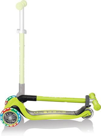 Дитячий самокат GLOBBER Primo Foldable Lights, 3-колісний, регульована висота, LED колеса, колеса 120/80 мм, підшипники ABEC 5