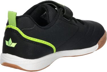 Дитячі спортивні залажні кросівки Lico Marlin для залу (33 EU, чорний/лимонний)