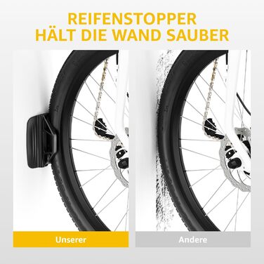 Кріплення для велосипеда на стіну monTEK - 4 шт. для гаража, економія місця, стабільне кріплення